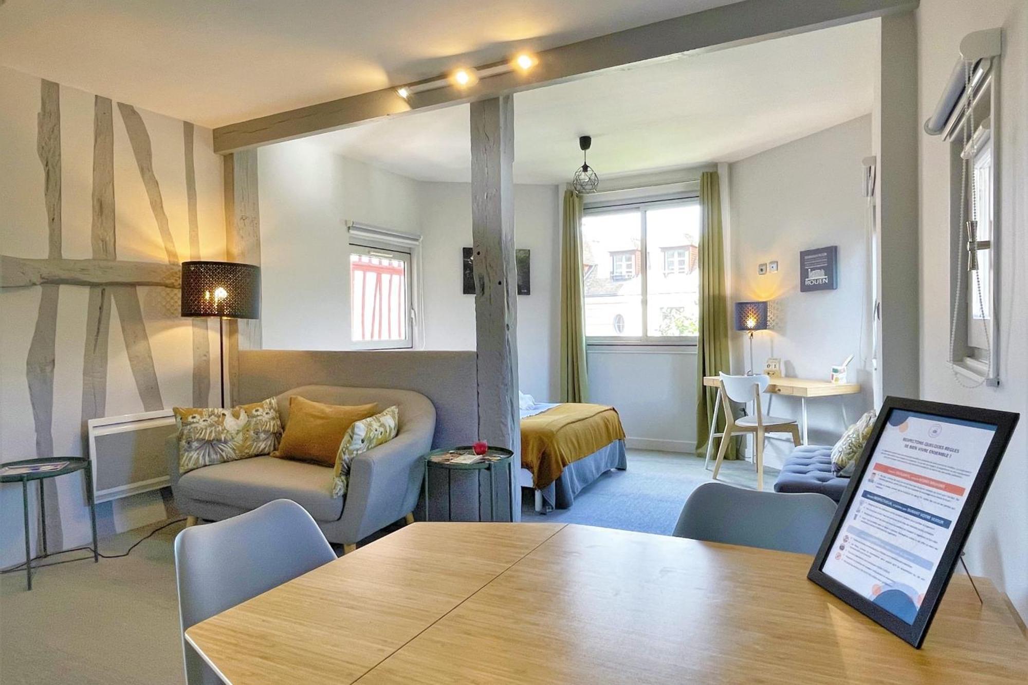 Les 3 Clochers - Cosy Et Confort - Hypercentre Appartement Rouen